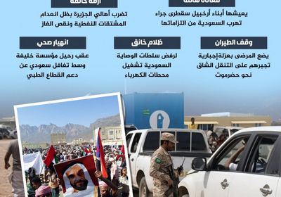 مأساة سقطرى.. من الازدهار الإماراتي للتردي السعودي (إنفوجراف)