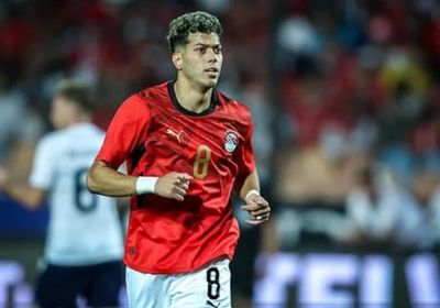 إمام عاشور يحرز الهدف التقدم لمنتخب مصر في شباك بلجيكا