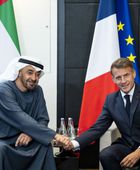 رئيس الإمارات ونظيره الفرنسي يبحثان التطورات الإقليمية