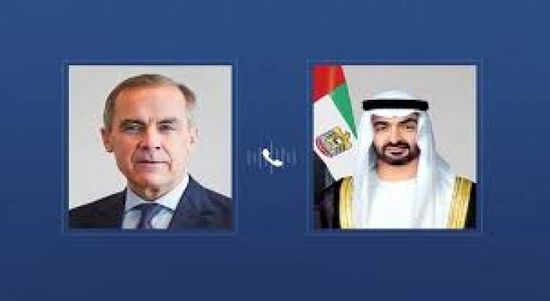 محمد بن زايد ورئيس وزراء كندا يبحثان علاقات التعاون المشتركة