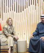 محمد بن زايد يلتقي رئيسة الوزراء الإيطالية على هامش قمة مجموعة السبع