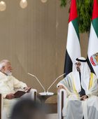 رئيس الإمارات ومودي يبحثان تعزيز التعاون بين البلدين