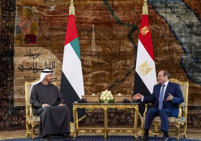 رئيس الإمارات يلتقي نظيره المصري على هامش قمة مجموعة السبع