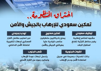 اختراق المنظومة.. تمكين سعودي للإرهاب بالجيش والأمن (إنفوجراف)