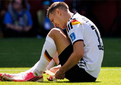 شلوتربيك مدافع ألمانيا يغيب عن بقية كأس العالم للإصابة