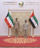 رئيسُ أركان الإماراتي يستقبل نظيره الكويتي