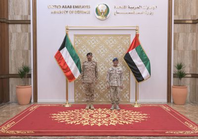 رئيسُ أركان الإماراتي يستقبل نظيره الكويتي