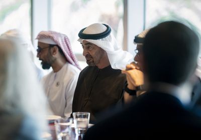 رئيس الإمارات يستقبل وزير الخارجية الأمريكي