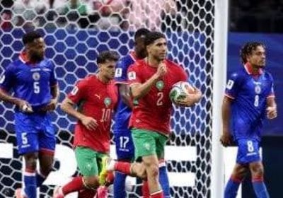 المغرب يحقق فوزًا عريضًا على هايتي برباعية ويتأهل بكأس العالم 