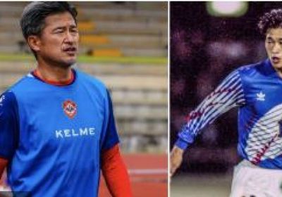 أسطورة اليابان ميورا يمدد إعارته مع فوكوشيما ليواصل اللعب حتى سن 60 