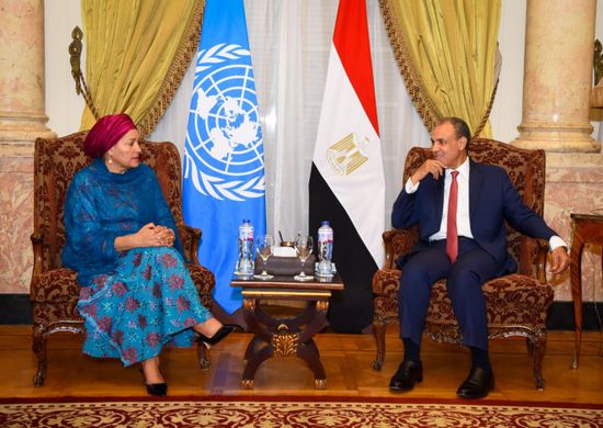وزير الخارجية المصري يلتقي نائبة سكرتير عام الأمم المتحدة بالقاهرة