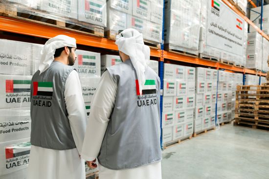 الإمارات تقدم مساعدات إنسانية لإغاثة المتضررين في لبنان