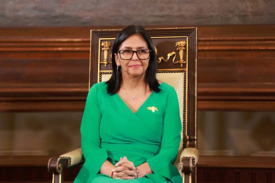 رئيسة فنزويلا تشيد بالمساعدات الإنسانية الإماراتية 