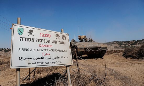 إسرائيل يعلن تعرض موقع عسكري لإطلاق نار بالجولان 