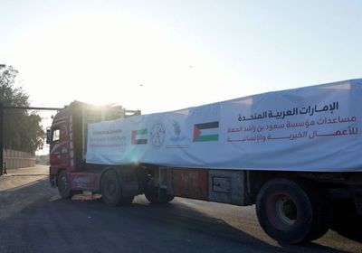 لدعم أطفال وأسر القطاع.. قافلة إغاثية إماراتية ضخمة تعبر إلى غزة