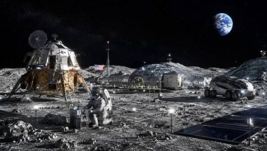ناسا تبدأ إنشاء قاعدة على القمر