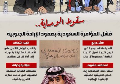 سقوط الوصاية.. فشل المؤامرة السعودية بصمود الإرادة الجنوبية (إنفوجراف)