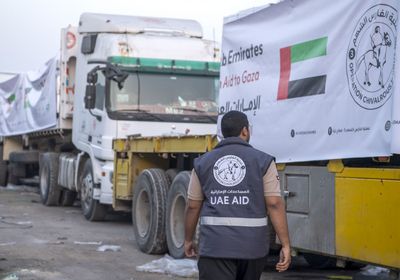 الإمارات ترسل 47 شاحنة مساعدات إلى غزة ضمن عملية "الفارس الشهم 3"