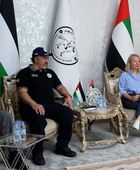 المستشفى الميداني الإماراتي في غزة يستقبل وفداً من مكتب الأمم المتحدة