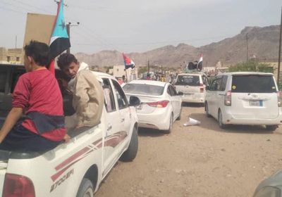 جماهير العرم تزحف لعدن قبيل مليونية رفض الوصاية السعودية