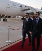 في زيارة غير مسبوقة.. ماكرون يصل إلى دمشق