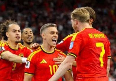 بلجيكا تتقدم على منتخب أمريكا في الشوط الأول