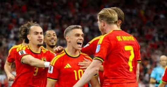 بلجيكا تتقدم على منتخب أمريكا في الشوط الأول