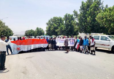 حشود جماهيرية تتوافد على المكلا للمشاركة في مليونية 7 يوليو