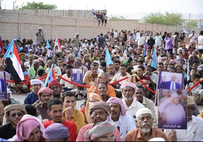 بدء فعاليات مليونية التصعيد ضد الوصاية في مدينة سيئون