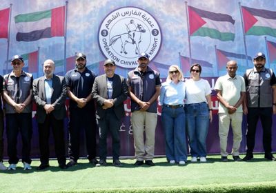 المستشفى الميداني الإماراتي في غزة يستقبل وفداً أممياً
