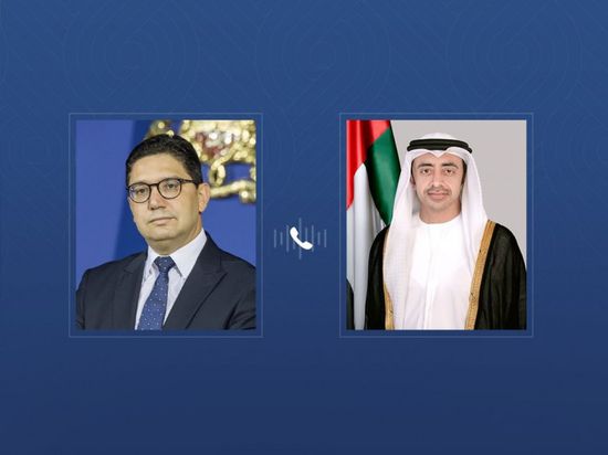 هاتفياً.. عبدالله بن زايد يبحث التطورات الإقليمية مع وزير خارجية المغرب