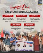 برنامج التصعيد.. ميادين الجنوب تواجه أدوات الوصاية (إنفوجراف)