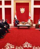ملك البحرين والرئيس المصري يؤكدان ضرورة وقف الهجمات الإيرانية وتهديدات الملاحة