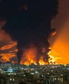 مقذوفات أمريكية تسقط على مواقع بمحيط جزيرة قشم الإيرانية