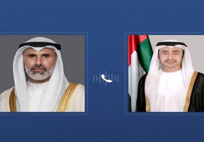 عبدالله بن زايد ووزير خارجية الكويت يبحثان تطورات المنطقة وتعزيز الاستقرار