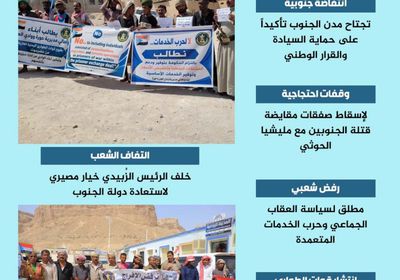 لا مساومة على سيادة الجنوب.. الشعب يتصدى لصفقات الإرهاب والوصاية (إنفوجراف)