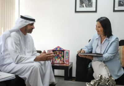 رئيسة جمهورية بيرو تستقبل سفير الإمارات ويبحثان تعزيز العلاقات