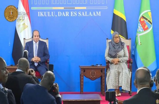 السيسي ورئيسة تنزانيا يشهدان التوقيع على عدد من الاتفاقيات ومذكرات التفاهم