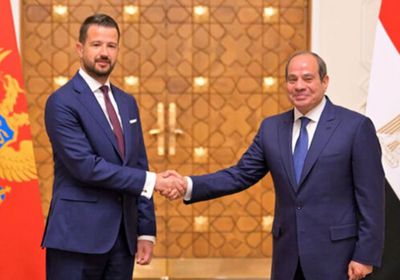 رئيس الجبل الأسود يؤكد للسيسي دعم بلاده لحل الدولتين