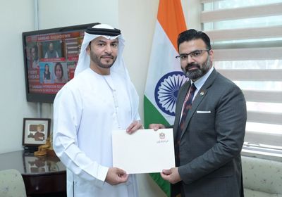 سفير الإمارات يقدم أوراق اعتماده إلى وزارة الخارجية في الهند