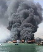 اندلاع حريق في جنوب إيران