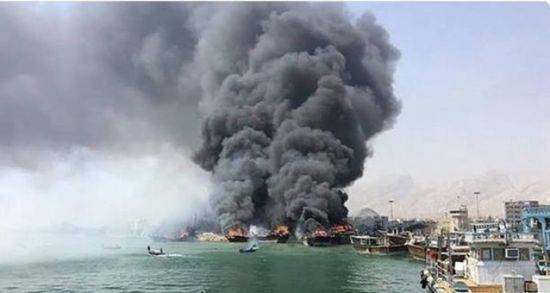 اندلاع حريق في جنوب إيران