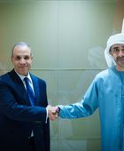 عبدالله بن زايد يستقبل وزير الخارجية المصري في أبوظبي