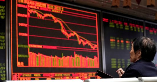 هبوط الأسهم الصينية بنهاية التعاملات وسط توترات جيوسياسية