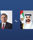 الشيخ&nbsp;محمد بن زايد ورئيس أوزبكستان يبحثان تعزيز التعاون&nbsp;