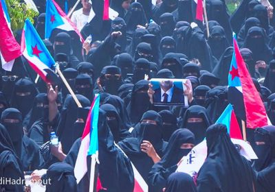 حرائر وادي حضرموت يتظاهرن للمطالبة بإخراج القوات اليمنية