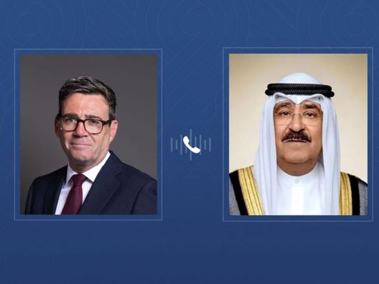 أمير الكويت يبحث مع رئيس الوزراء البريطاني التطورات في المنطقة