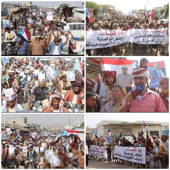 أبناء المحفد يواصل التصعيد الشعبي ضد الوصاية الخارجية