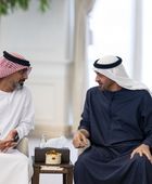 رئيس الإمارات يستقبل ولي عهد عجمان