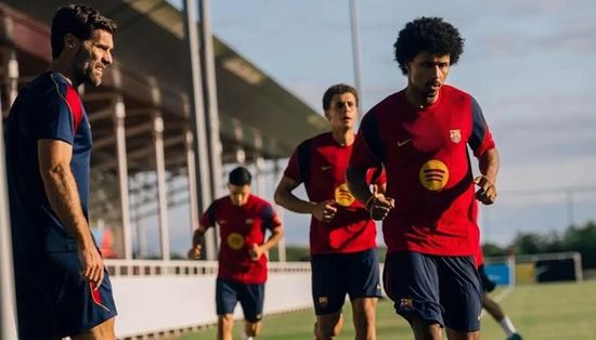 برشلونة يواصل تحضيراته ويواجه برمنغهام وديا